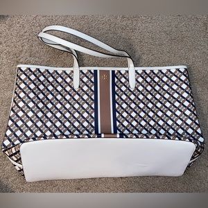 🔥TORY BURCH GEO LOGO TOTE BAG 👜